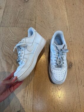 Nike Air Force sneakers.